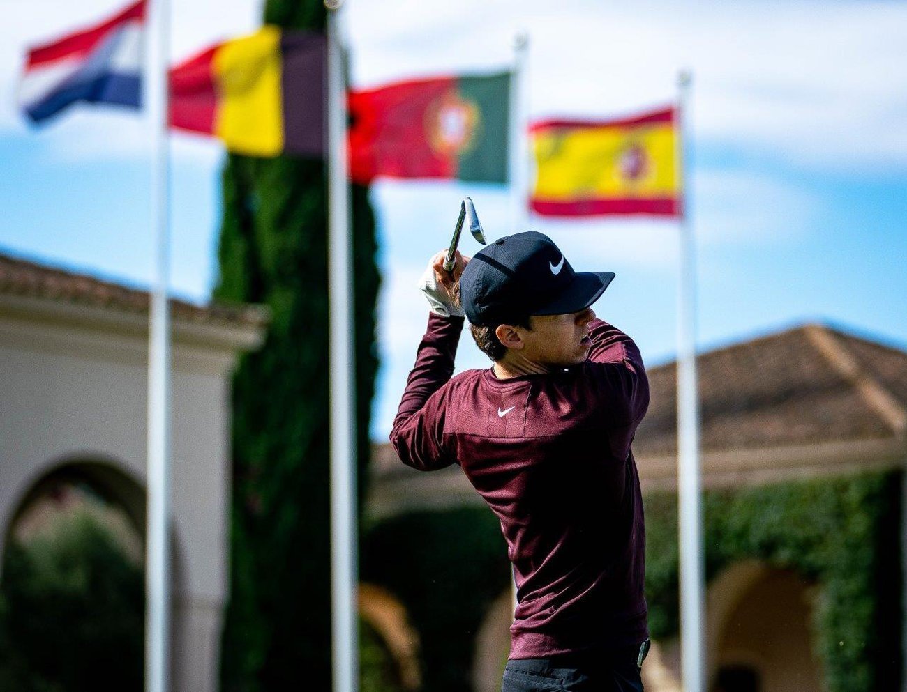 Pep Anglés, otro de los madrugadores del Andalucía Valderrama Masters (© Real Club Valderrama)