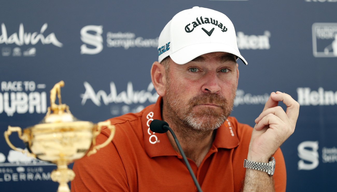 Thomas Bjørn, durante la rueda de prensa del miércoles (© Getty Images)