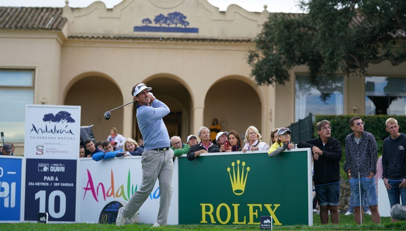 Gonzalo Fernández-Castaño, en la jornada del viernes del Andalucía Valderrama Masters (©Real Club Valderrama)