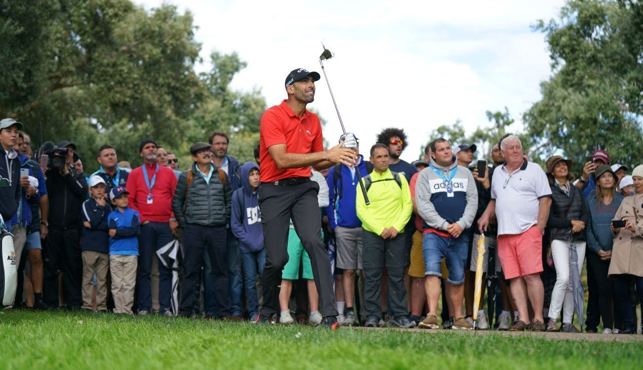 Álvaro Quirós, focused on the Andalucía Valderrama Masters (©Real Club Valderrama)