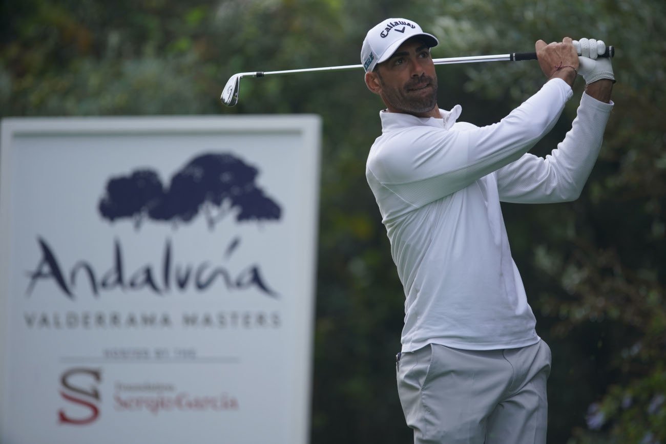 Álvaro Quirós, héroe local y pugnando por el título (©Real Club Valderrama)