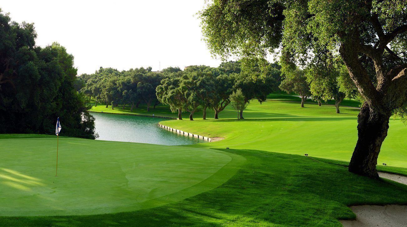 A view of the 10th hole of the Real Club Valderrama, the venue for a new Estrella Damm N.A. Andalucía Masters (credit © Real Club Valderrama)