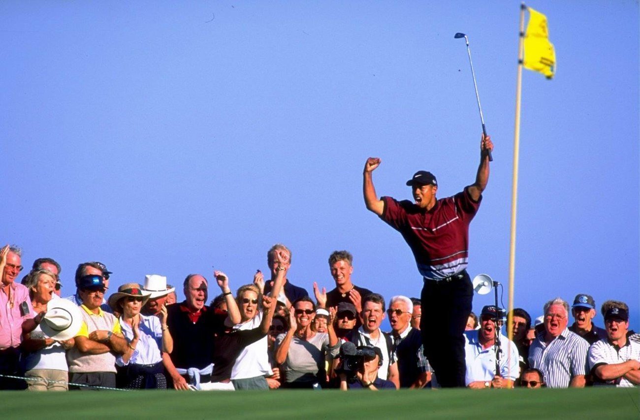 Tiger Woods, winner of the 1999 WGC American Express Championship at Valderrama (credit © Getty Images)