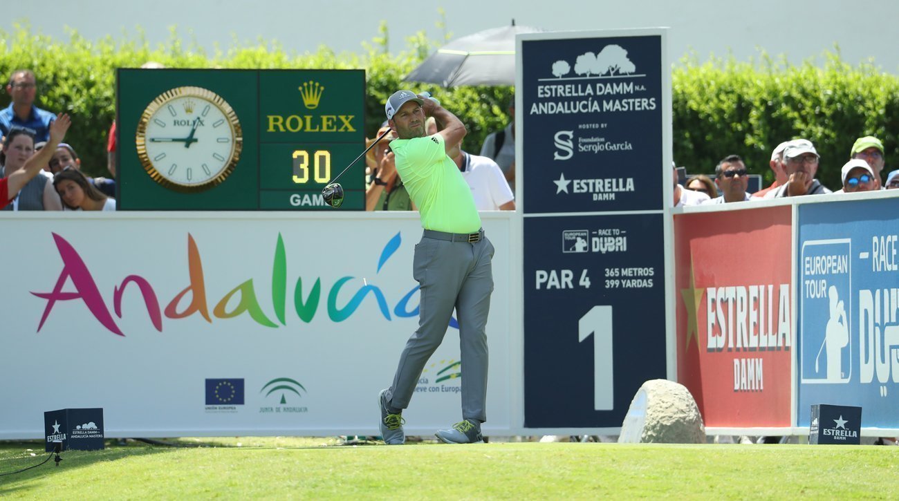 Sergio García, in the 2019 Estrella Damm N.A. Andalucía Masters (credit Real Club Valderrama)