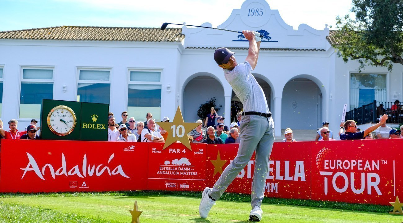 Laurie Canter in action at Real Club Valderrama (photo © Real Club Valderrama)