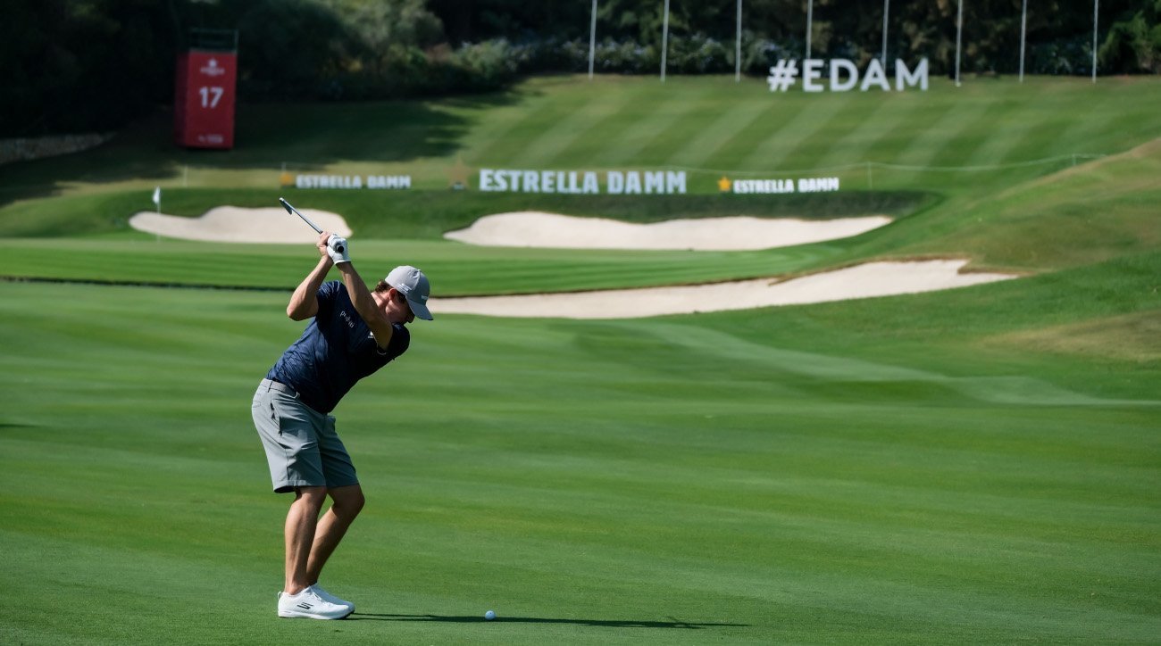 Matt Fitzpatrick at Real Club Valderrama's 17th hole (credit © Real Club Valderrama)